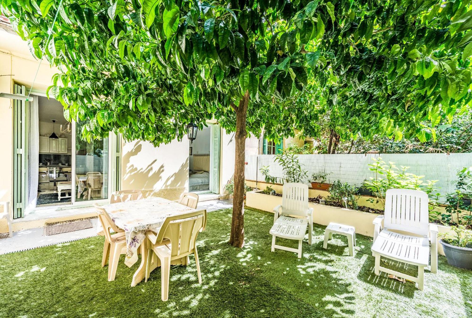 La Palais Osiris Nice Centre Jardin Wifi Clim Parking Bagian luar foto